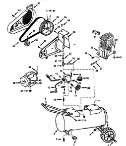 Part Location Diagram of VBG23313-VB Campbell Hausfeld V-Belt, 4l500, 50-inch #0e54db